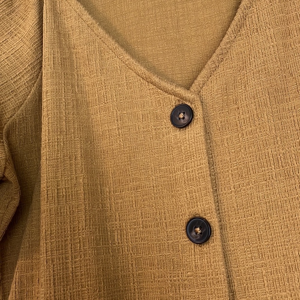 Texture & Thread Madewell Button Down Texture Dre… - image 4